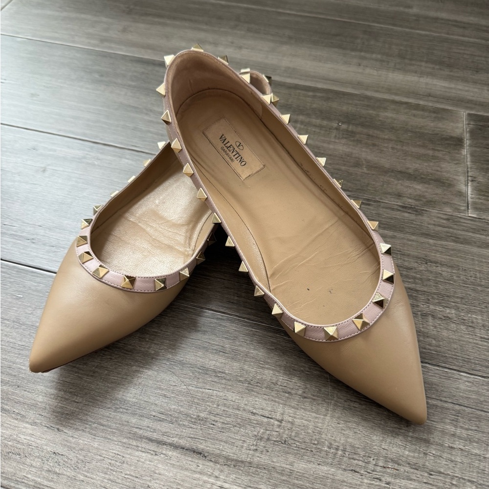 Valentino Rockstud Flats